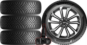 Koła Zima Hyundai Kona Hankook 215/55r17 Tpms