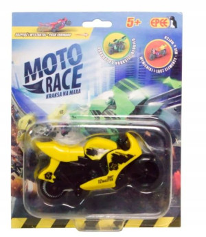 Epee 04112  yellow moto race motorek
