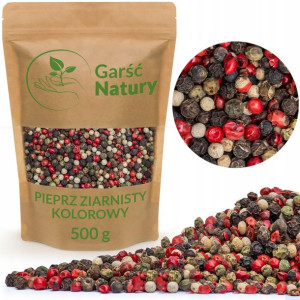 Pieprz Kolorowy Ziarno 500g 0,5kg Ziarnisty Aromatyczny Przyprawa Garść Nat