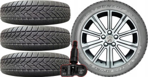 Koła Zima Peugeot 3008 Dunlop 215/65r17 Tpms