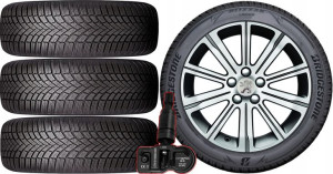 KOŁA PEUGEOT 407 SW Bridgestone 215/55R17 TPMS