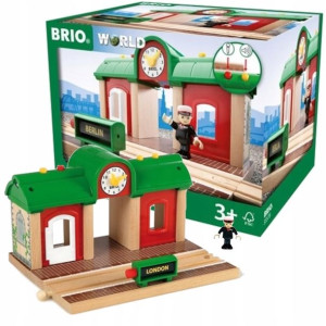BRIO World Stacja Kolejowa z Nagrywarką