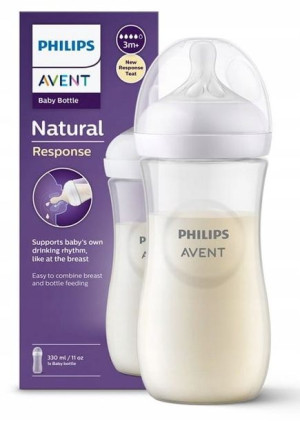 Butelka Natural Response antykolkowa 330ml Avent