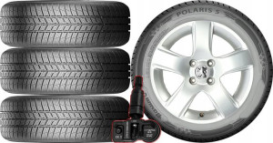 KOŁA ZIMA Peugeot 307 Barum 205/55R16 TPMS