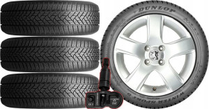 KOŁA ZIMA Peugeot 3008 Dunlop 215/60R16 TPMS