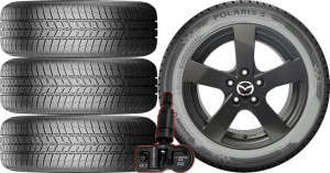 Koła Zimowe Mazda 3 Barum 205/60r16 Tpms