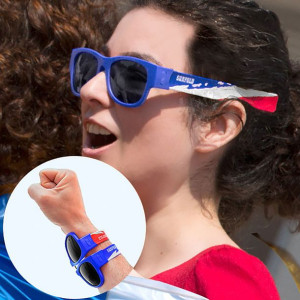 Zwijane Okulary Przeciwsłoneczne Sunfold France World Cup