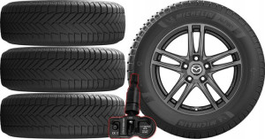 Koła Zima Mazda 3 Michelin 205/55r17 Tpms