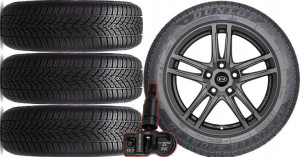 KOŁA ZIMA KIA Carens 3 Dunlop 225/45R17 + TPMS