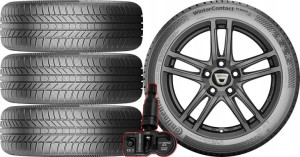 KOŁA ZIMA DACIA Duster Continental 215/60R17 +TPMS
