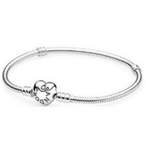 Bransoletka Damska Pandora HEART CLASP SNAKE CHAIN