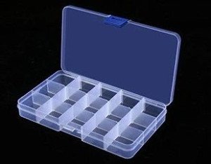 Organizer 15 przegródek 17,5x10x2,2cm