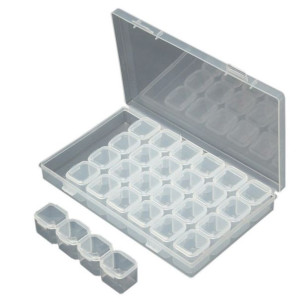 Organizer 28 przegródek 17,5x11x 2,7cm