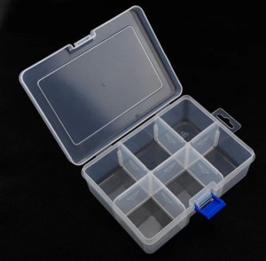 Organizer 6 przegródek 16x12x5,8cm