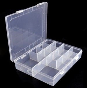 Organizer 14 przegródek 21x17x3,8cm