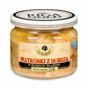 Wątróbki Z Dorsza W Tłuszczu Własnym Petropat 250g