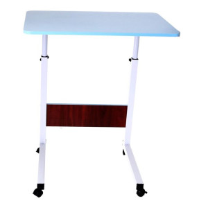 Mobilny stolik pod laptopa regulowany / Mobilny stolik kawowy - niebieski