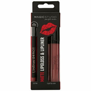 Zestaw Do Makijażu Magic Studio Matte Lipgloss & Lipliner (2 pcs)