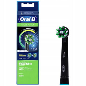 Oral-b Końcówka Cross Action Eb50 Black Edition
