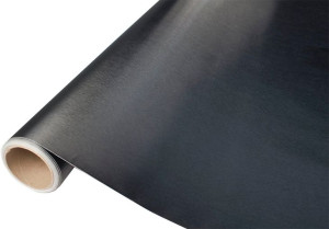 Folia Rolka Metalic Szczotkowana Czarna 1,52x30m
