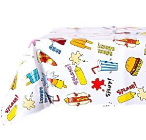 Obrus ceratowy Happy Fast food 100x100 cm