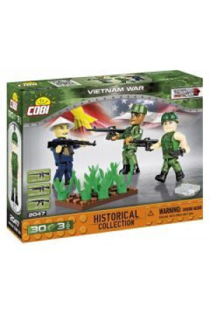COBI 2047 Historical Collection WWII Figurki Wojna w wietnamie 30 klocków p