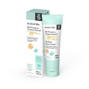 Nawilżający krem do twarzy dla niemowląt Suavinex Spf 30 (50 ml)