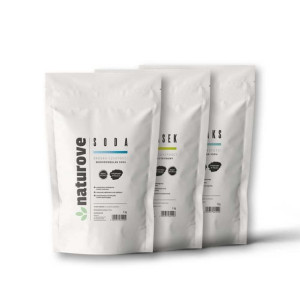 naturove BIGclean3: soda 4kg + kwasek 4kg + boraks 4kg