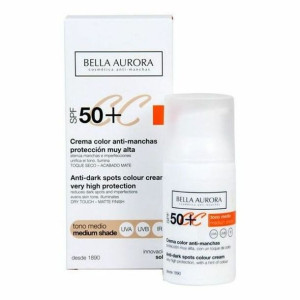 Korektor przeciw Przebarwieniom CC Cream Bella Aurora Średni Odcień Spf 50