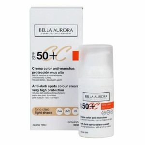 Krem Przeciw Przebarwieniom CC Cream Bella Aurora Jasny Odcień Spf 50 (30 m
