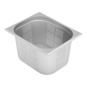 Naczynie Gastronomiczne Perforowane Ze Stali Gn1/2 Gł. 200 Mm