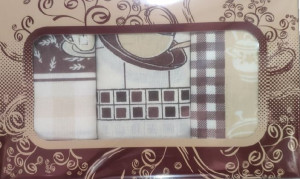 Komplet ścierek kuchennych Coffe 3szt 50x65