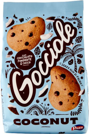 Pavesi Gocciole Cocco - Ciastka kokosowe (300 g)