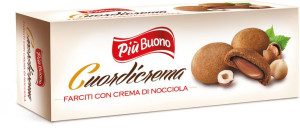 Piu Buono Cuordicrems Crema alle Nocciole - ciastka z kremem orzechowym (15
