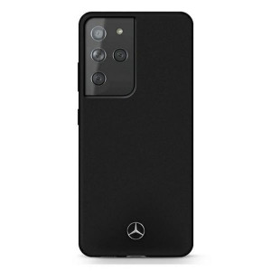 Oryginalne Etui MERCEDES Hardcase MEHCS21LSILBK do SAMSUNG S21 Ultra (Silic