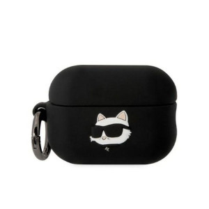 Oryginalne Etui KARL LAGERFELD KLAP2RUNCHK do Apple Airpods Pro 2 (3D Sil N