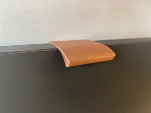 Uchwyt krawędziowy WŁOSKI  EDGE,  L-40 mm,  Miedź szczotkowana