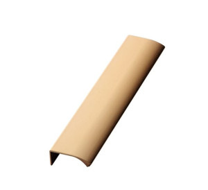 Uchwyt krawędziowy WŁOSKI  EDGE,  L-350 mm,  Złoty mat szczotkowany