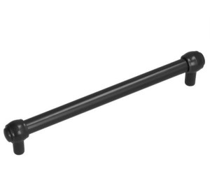 Uchwyt meblowy relingowy RE23 czarny mat LOFT  128 mm