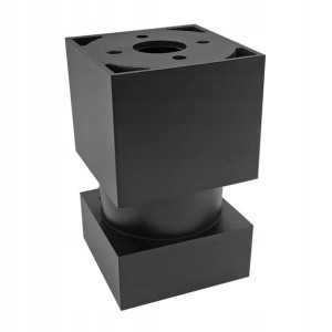 Nóżka meblowa H 150 regulowana 45x45mm czarny mat
