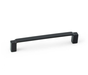 Uchwyt meblowy loft, NOMET AMARO C-5285, Czarny mat, L-160 mm