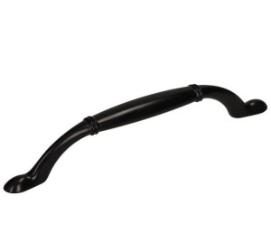 Uchwyt meblowy LOFT  GAMET UR49-LPM30, Czarny mat, L-128 mm