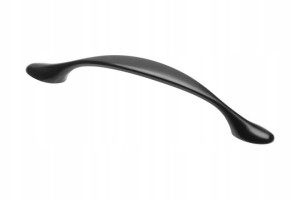 Uchwyt meblowy LOFT  CAMAIO,  L-128 mm  Czarny mat