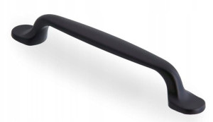 Uchwyt meblowy Prosty LOFT UM26,  L-192/225 mm, CZARNY MAT