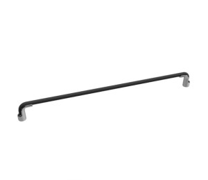 Uchwyt meblowy Loft  HERMES C-6519, L-320 mm, Czarny mat/chrom połysk