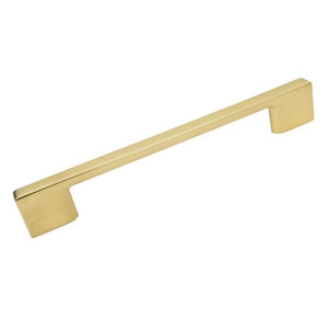Uchwyt meblowy Techno UN73, Złoty mat szczotkowany,  L-160 mm
