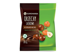 Orzechy Laskowe W Czekoladzie 70g Eurohansa