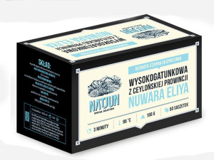 Wysoko Gatunkowa Herbata Czarna "nuwara Eliya" Ekspresowa 50x2g Natjun