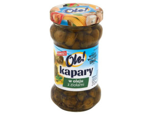 Kapary W Oleju Z Ziołami 180g Ole!