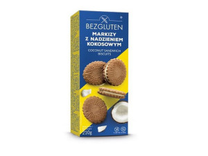 Markizy Z Nadzieniem Kokosowym Bezglutenowe 210g Bezgluten